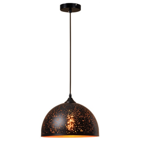 Suspension Industrielle Cuivre Métal