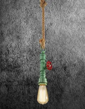 Suspension Industrielle Corde Couleur Déco Indus