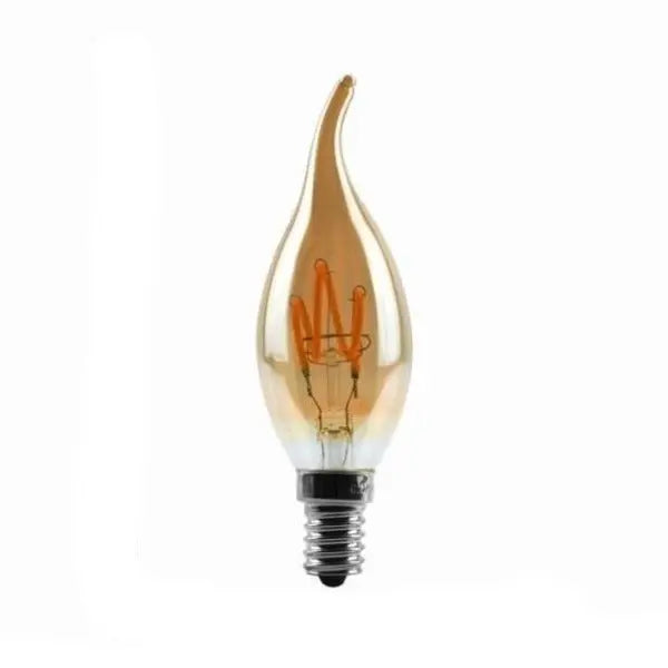 Ampoule Industrielle Flamme Illuminée (E14) Déco Indus