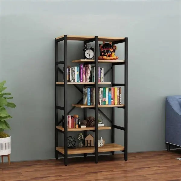 Étagère industrielle d'intérieur en bois massif