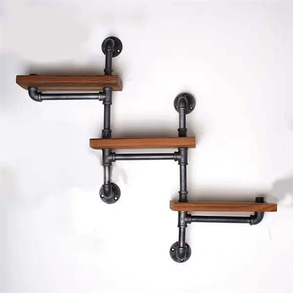 Étagère Murale Industrielle Escaliers Déco Indus