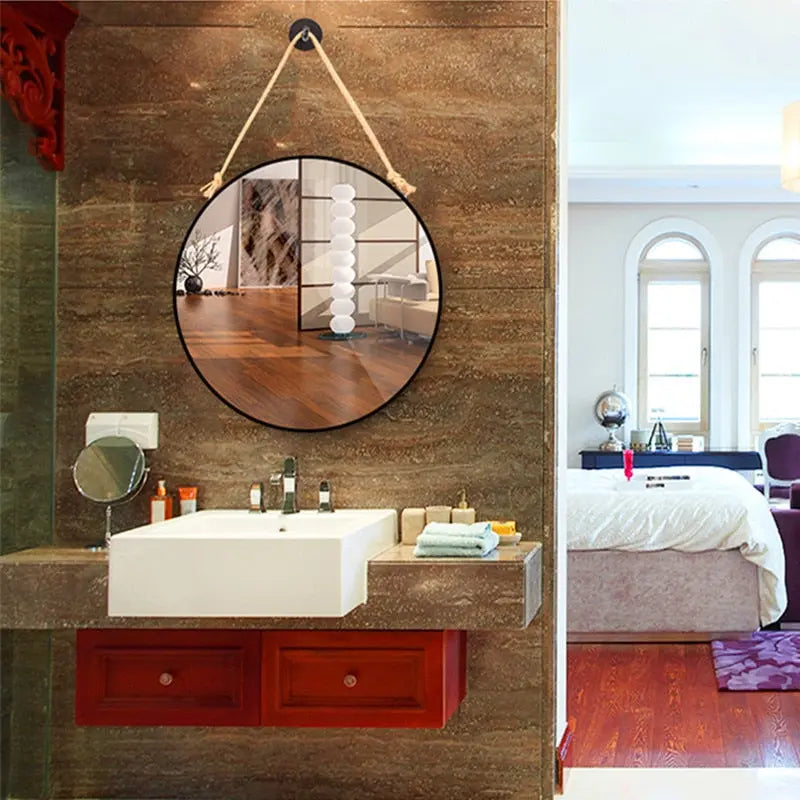 Miroir Industriel Corde Déco Indus