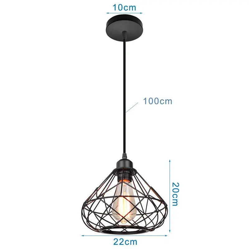 Suspension Industrielle Salon Déco Indus
