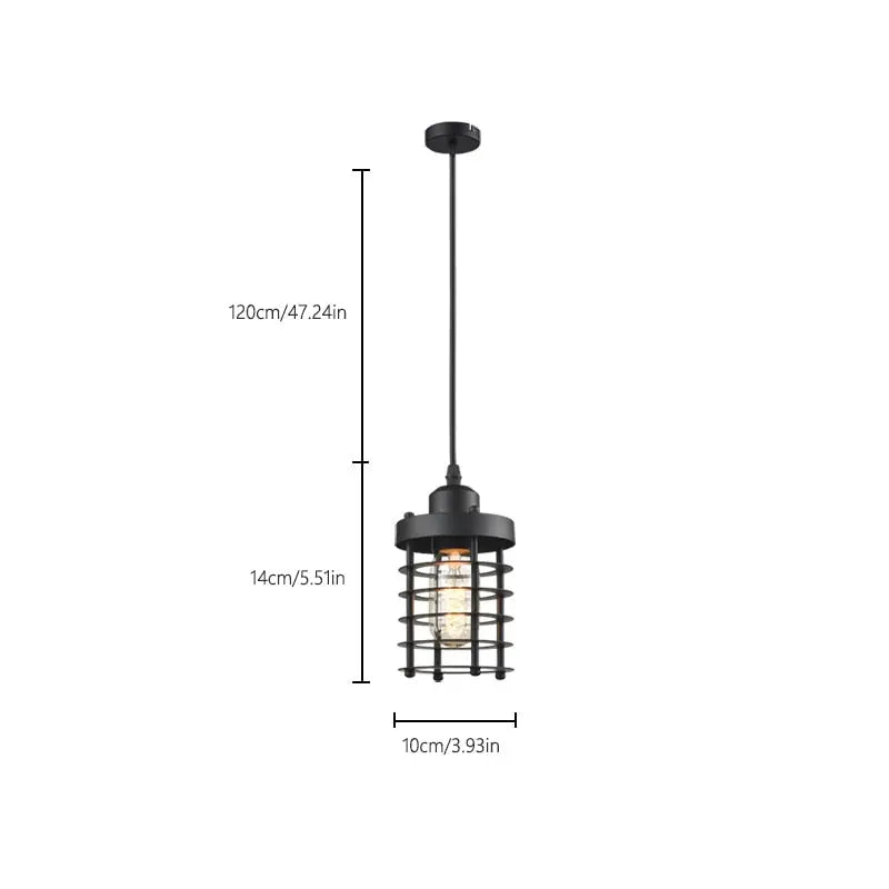 Suspension Industrielle Simple Déco Indus
