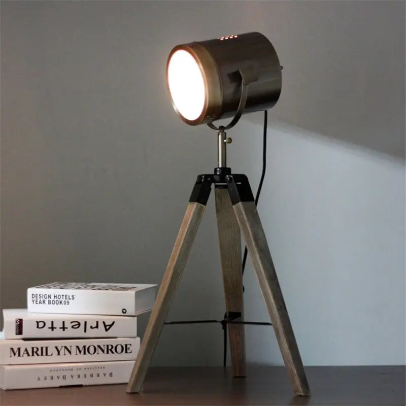 Lampe Industrielle Trépied Déco Indus