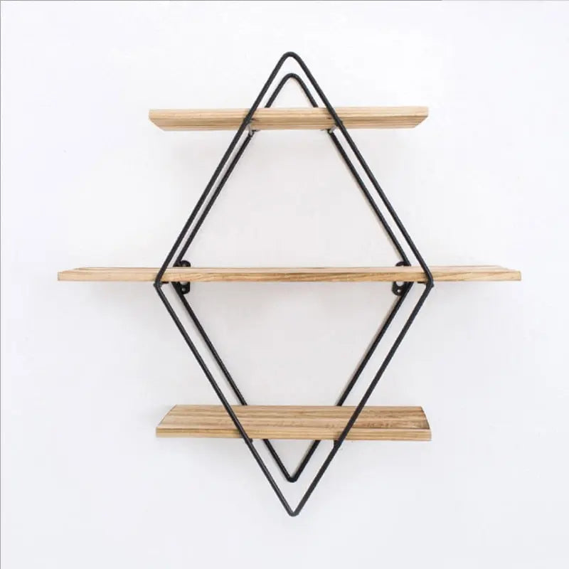 Étagère Murale Industrielle Losange Déco Indus