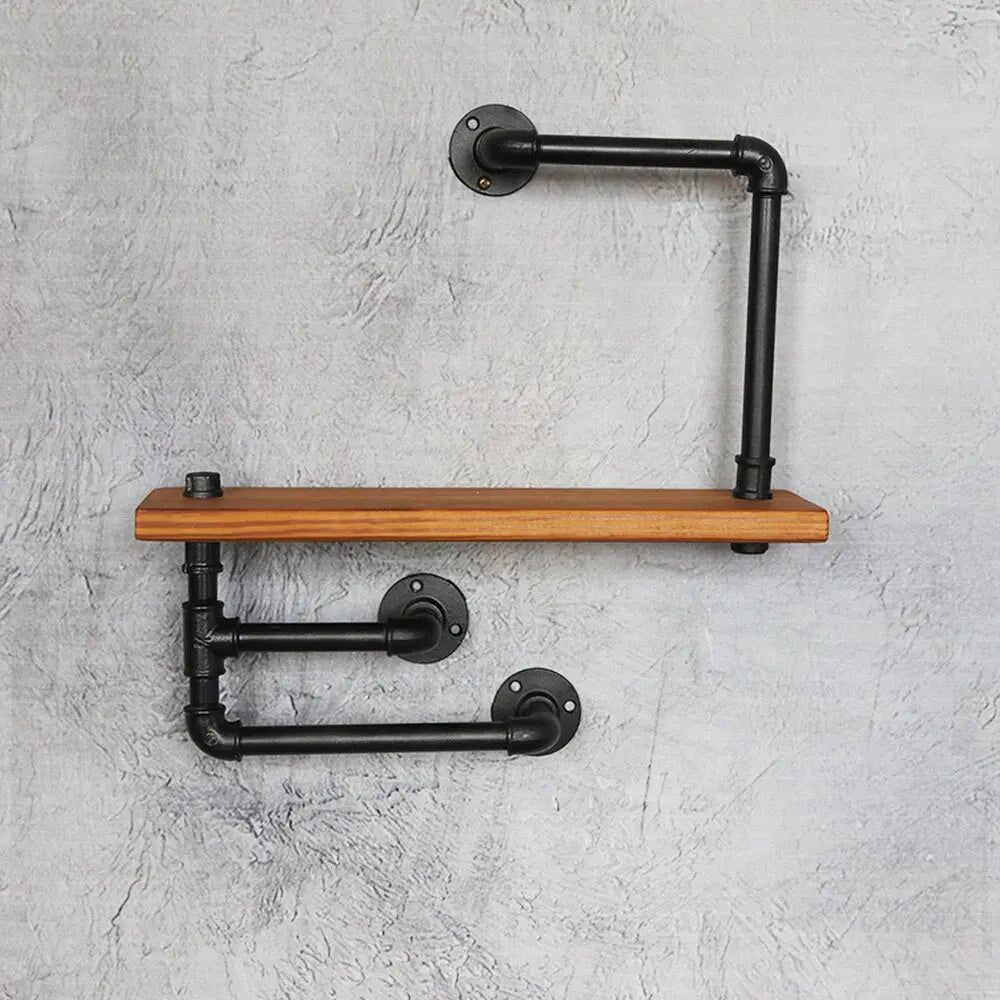 Étagère Murale Industrielle Vintage Déco Indus