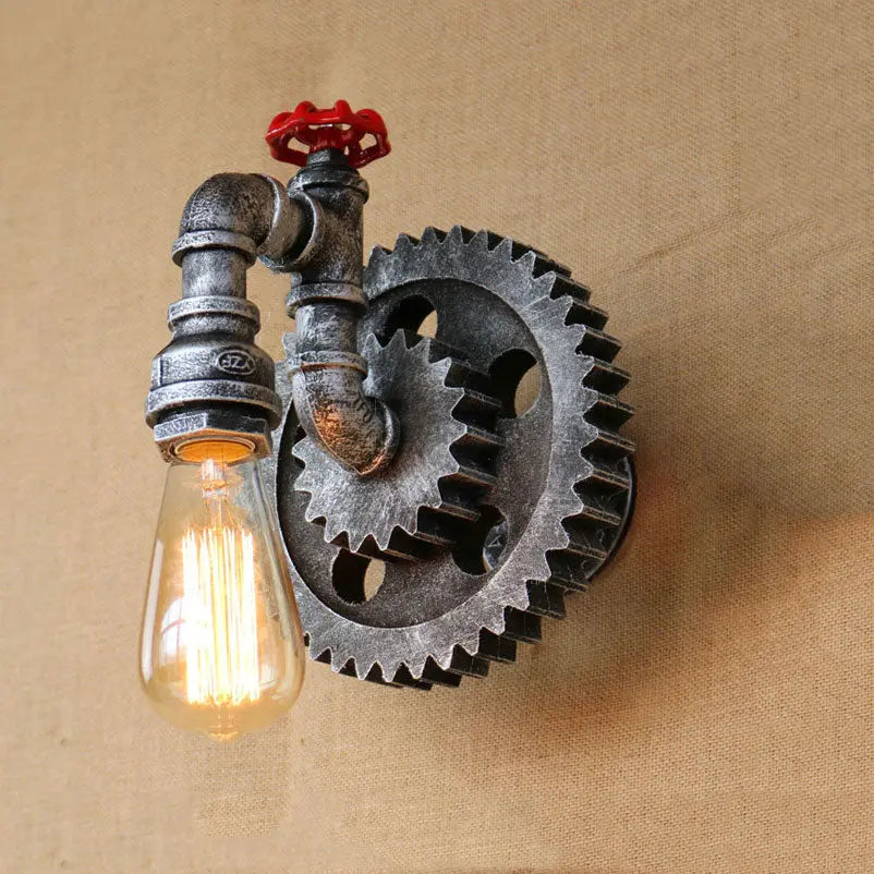 Applique Murale Industrielle Pignon Déco Indus