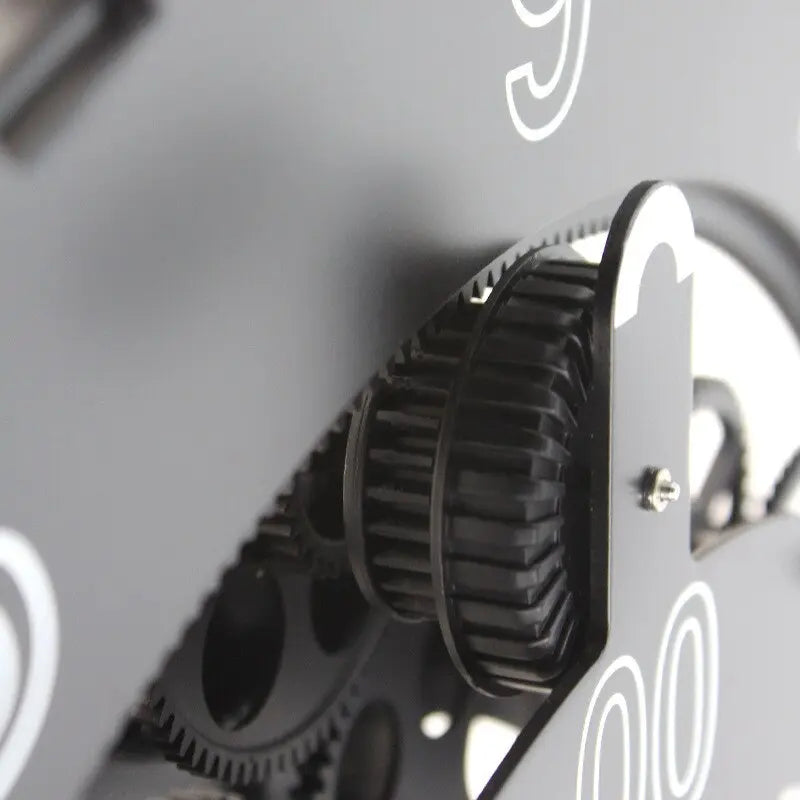 Horloge Industrielle Mécanique Argent Déco Indus