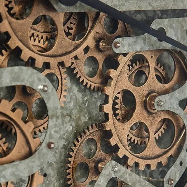 Horloge Murale Industrielle Géante Déco Indus