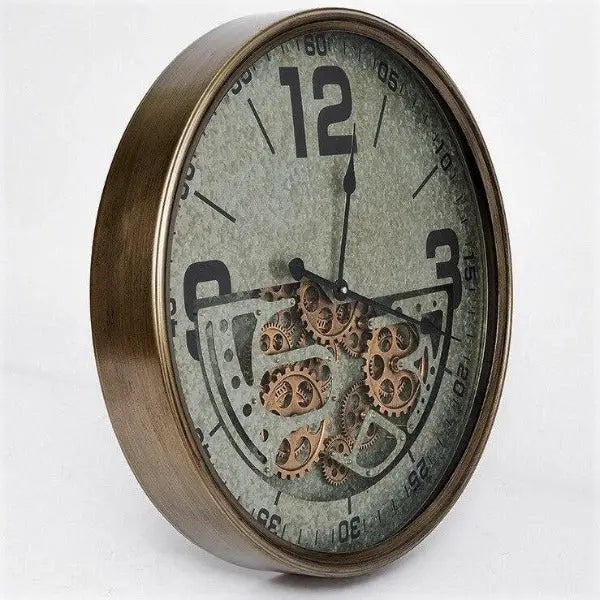 Horloge Murale Industrielle Géante Déco Indus