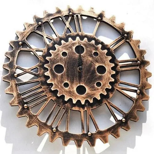 Horloge Effet Industriel Déco Indus