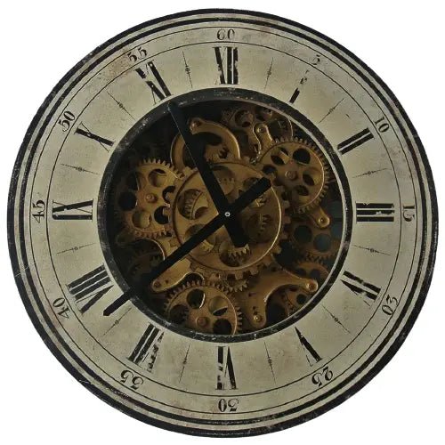 Horloge Esprit Industriel Déco Indus