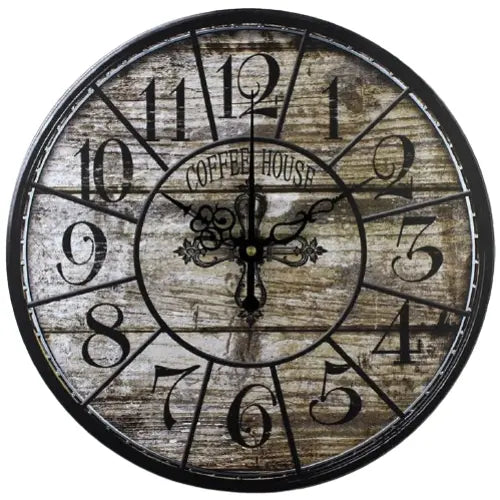 Horloge Industrielle 40cm Déco Indus
