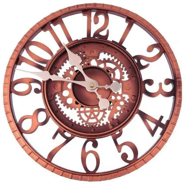 Horloge Murale Industrielle Steampunk Déco Indus