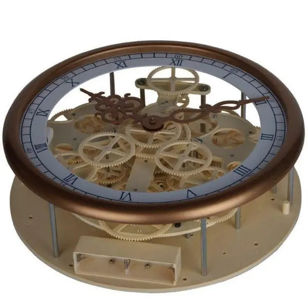 Horloge Industrielle Engrenages Mobiles Déco Indus