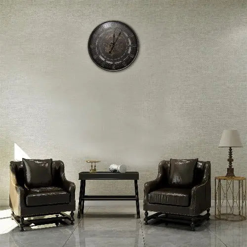 Grosse Horloge Industrielle Déco Indus