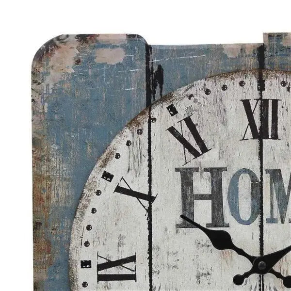 Horloge Industrielle Carrée Déco Indus