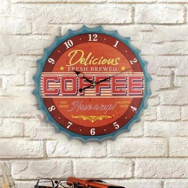 Horloge Industrielle De Bistrot Déco Indus
