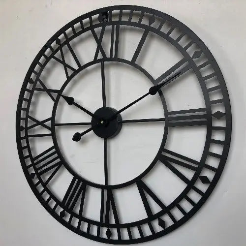 Horloge Industrielle Diamètre 60cm Déco Indus