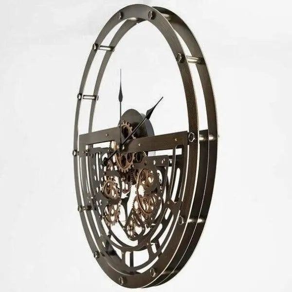 Horloge Murale Industrielle Géante Déco Indus