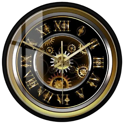 Horloge Industrielle Murale Déco Indus