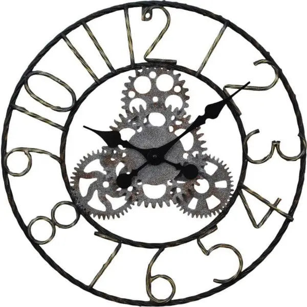 Horloge Type Industriel Déco Indus