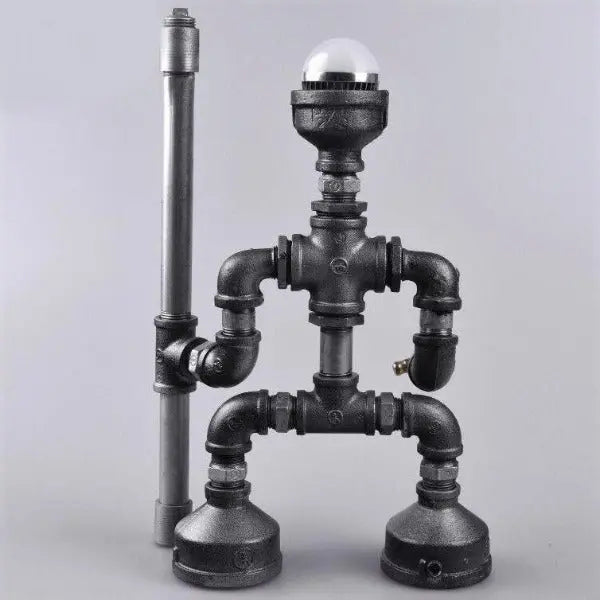 Lampe à Poser Industrielle Tuyau Déco Indus