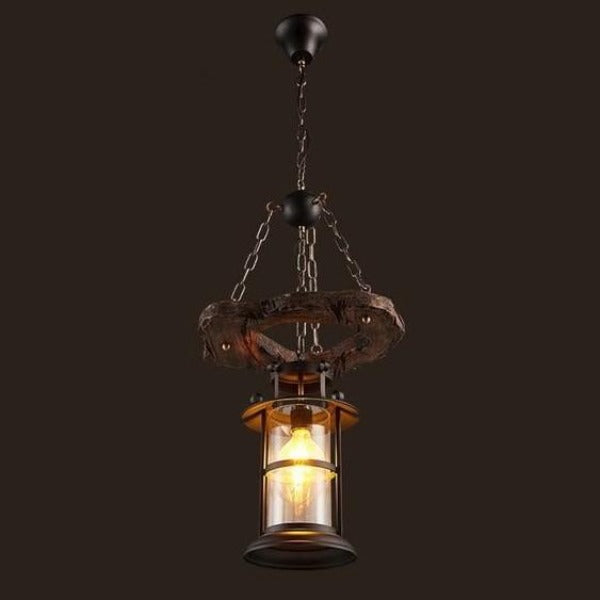 Suspension Industrielle Lanterne Simpliste Déco Indus