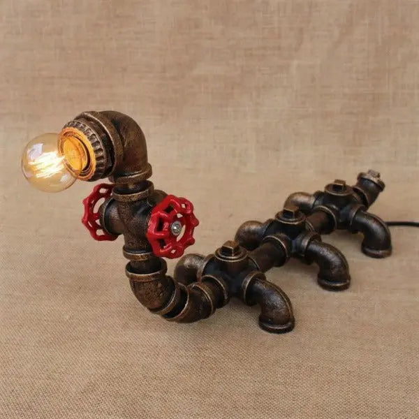 Lampe à Poser Industrielle Filaire Déco Indus