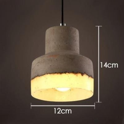 Lustre Industriel Décoration Bétonné
