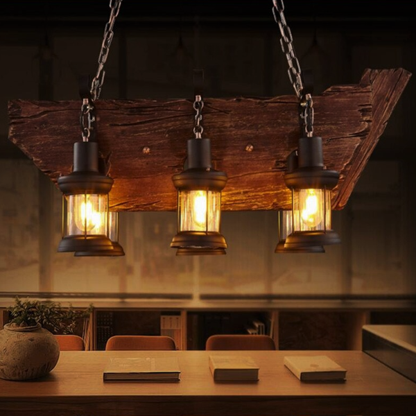 Lustre Industriel De Séjour Déco Indus