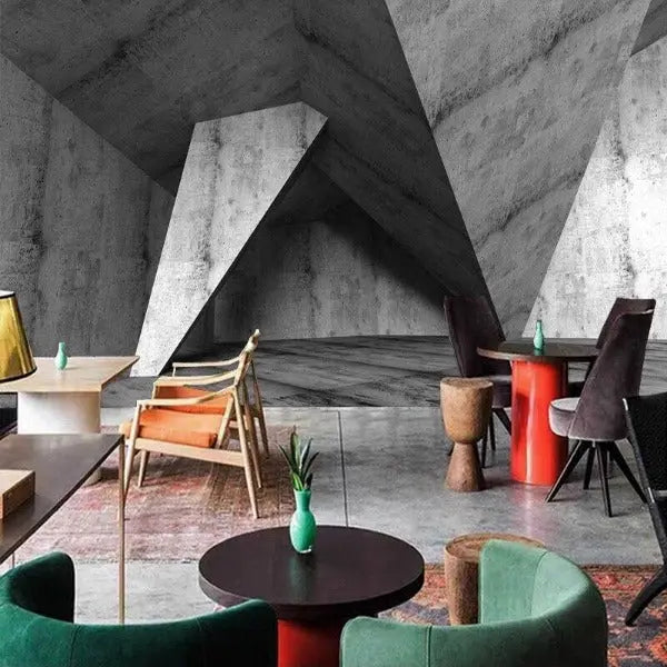 Papier Peint Béton Industriel Déco Indus