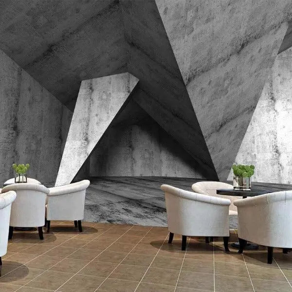 Papier Peint Béton Industriel Déco Indus