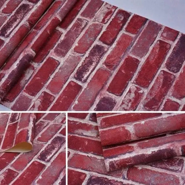 Papier Peint Industriel Brique (Rouleau) Déco Indus