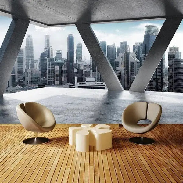 Papier Peint Industriel panoramique moderne Déco Indus