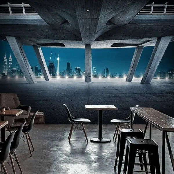 Papier Peint Mural Industriel Moderne Déco Indus