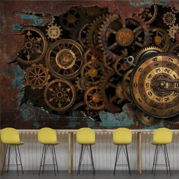 Papier Peint Style Industriel Déco Indus