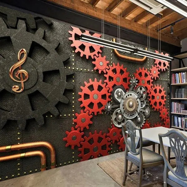 Papier Peint À Motif Industriel Déco Indus