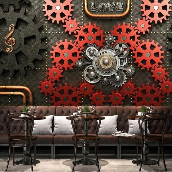 Papier Peint À Motif Industriel Déco Indus