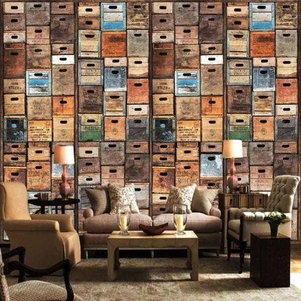 Papier Peint Casier Industriel Déco Indus