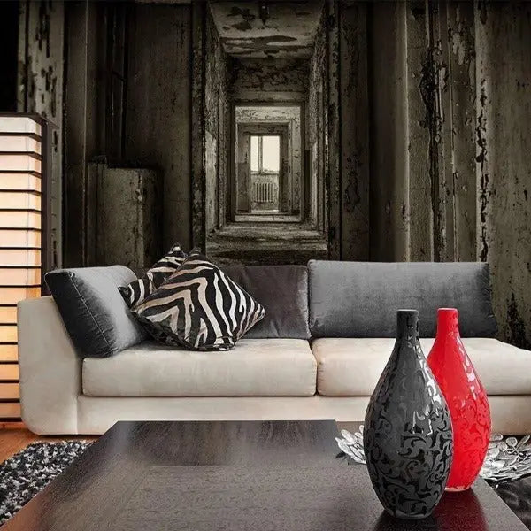 Papier Peint Industriel Rustique Déco Indus