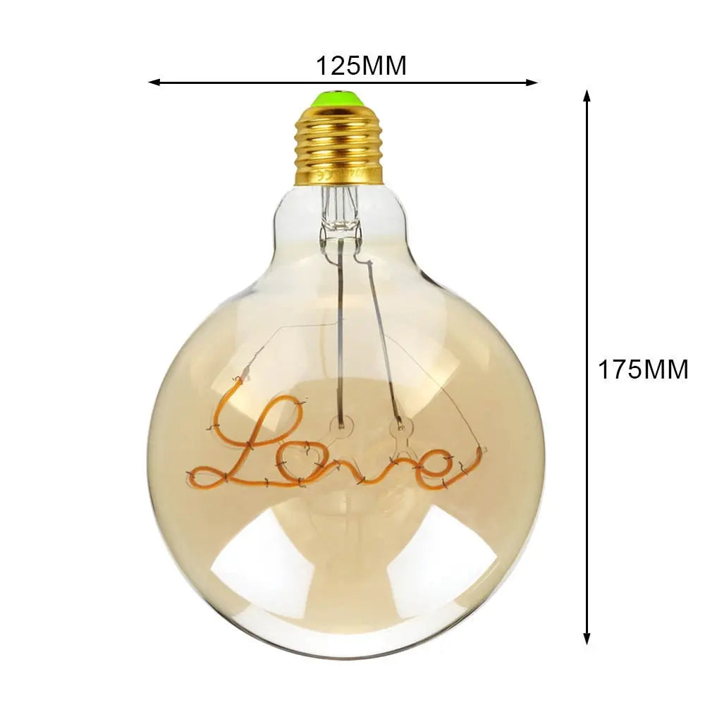 Ampoule Industrielle Love Déco Indus