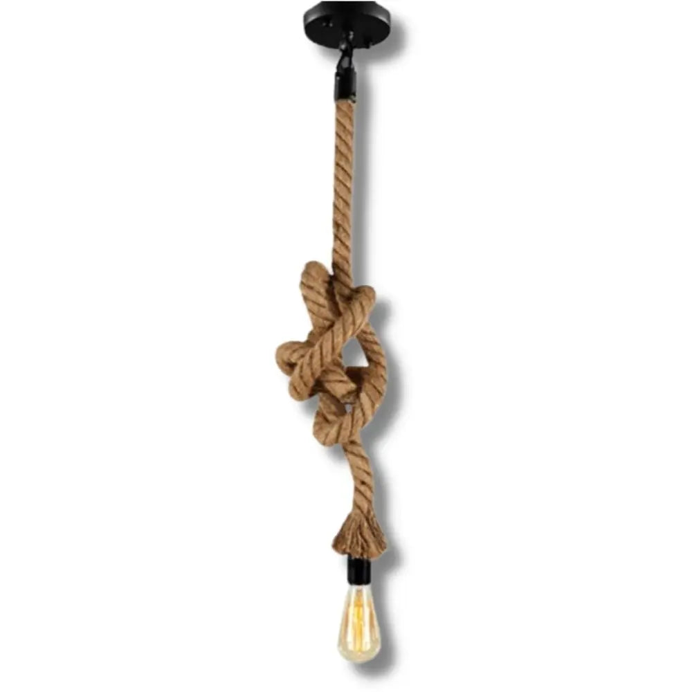 Suspension Industrielle Corde Déco Indus