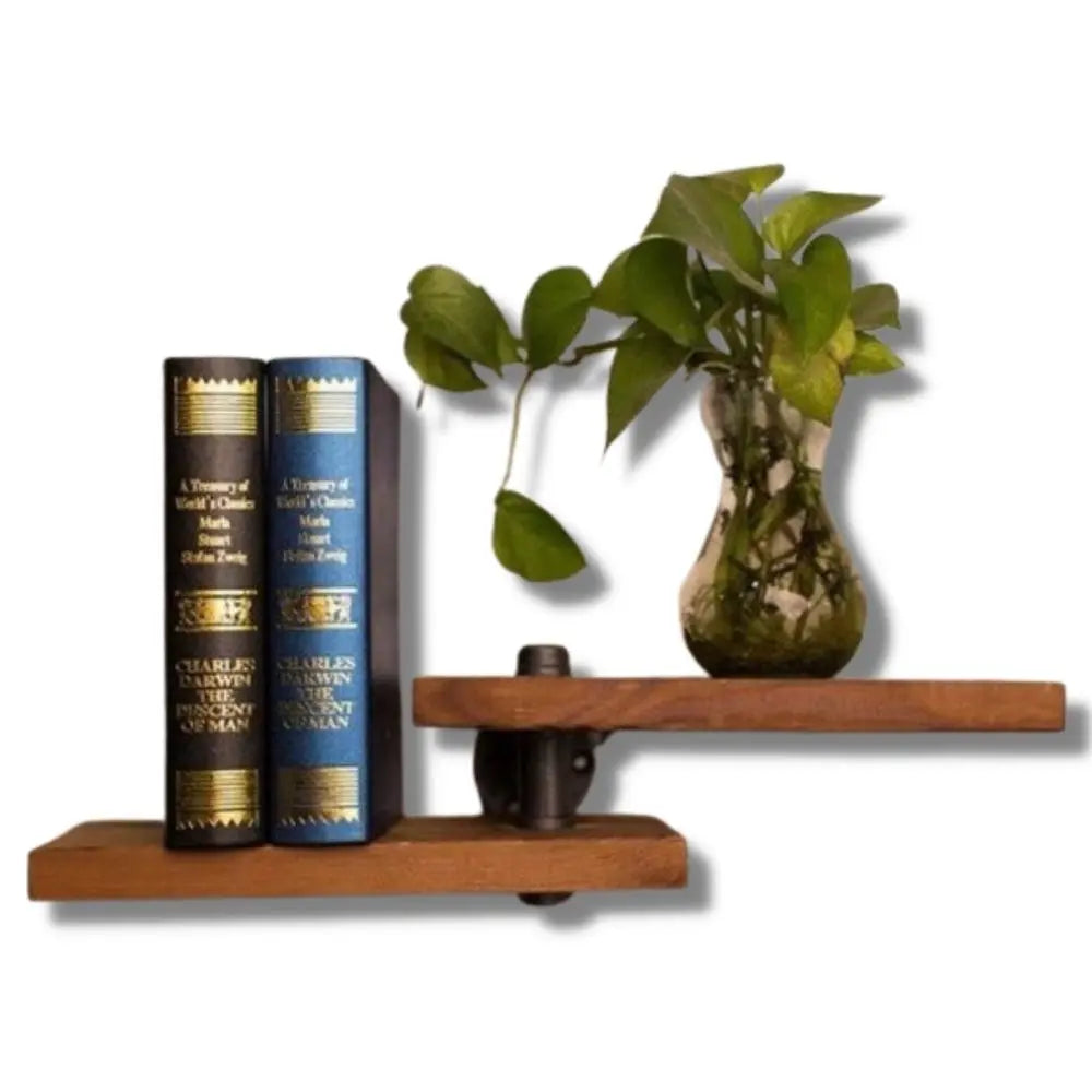 Étagère Murale Industrielle Double Déco Indus