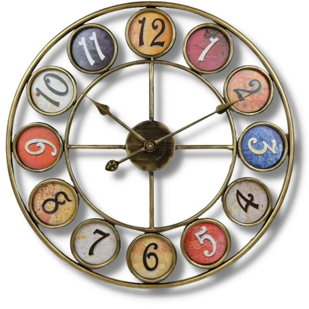 Horloge Industrielle Joie Déco Indus