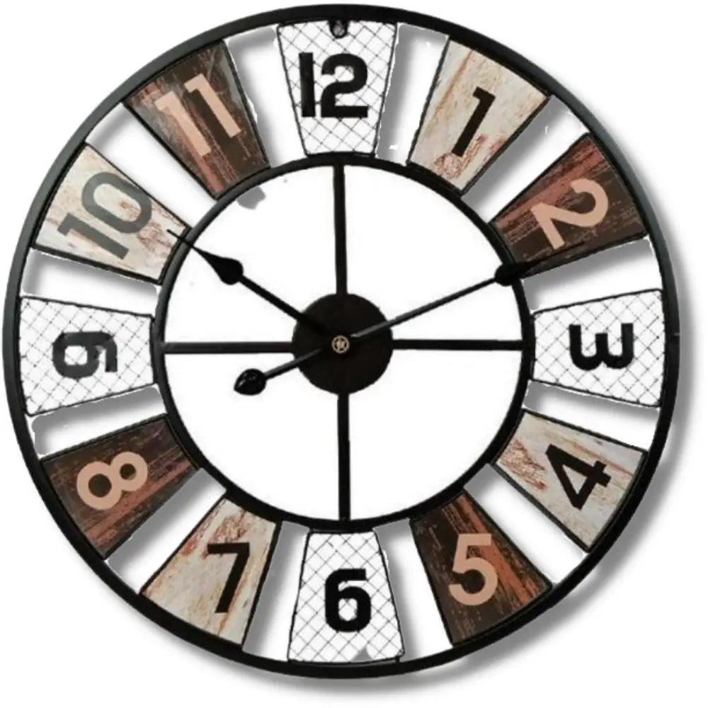 Horloge Industrielle Motifs Déco Indus