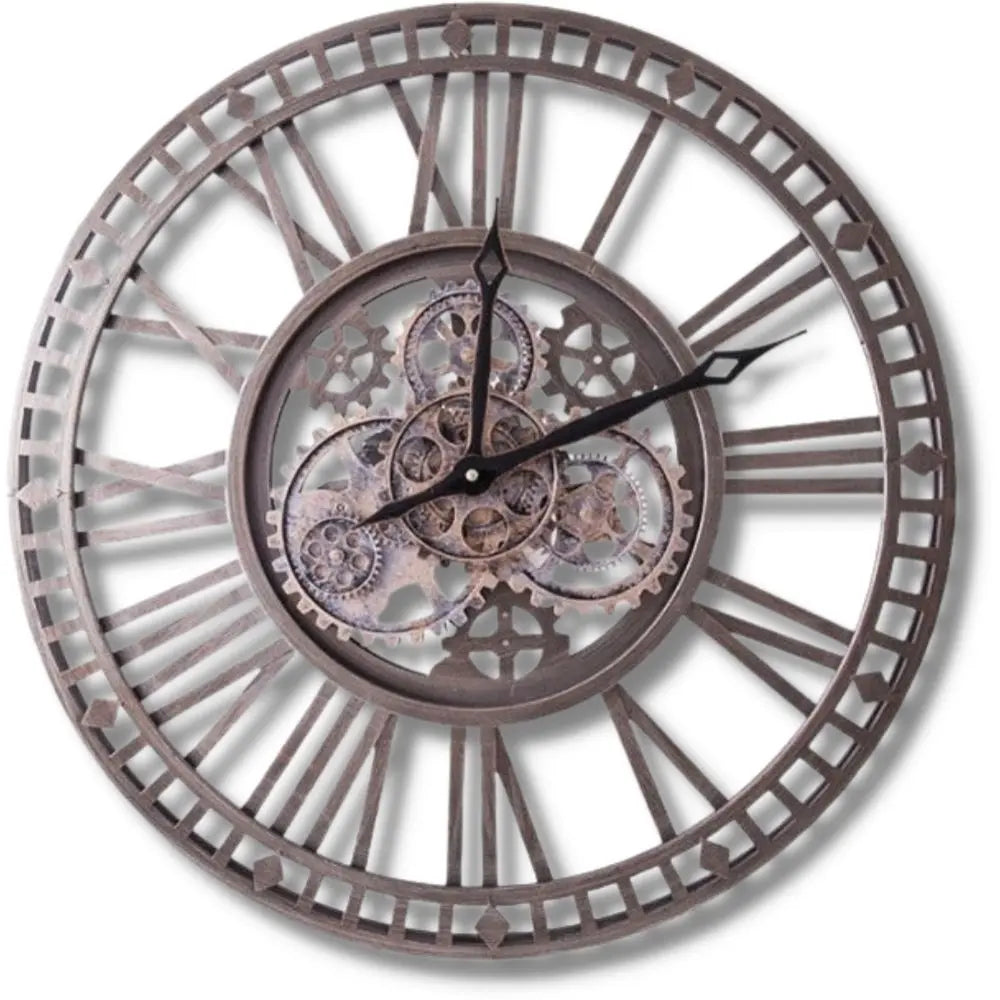 Horloge Industrielle Métal Déco Indus