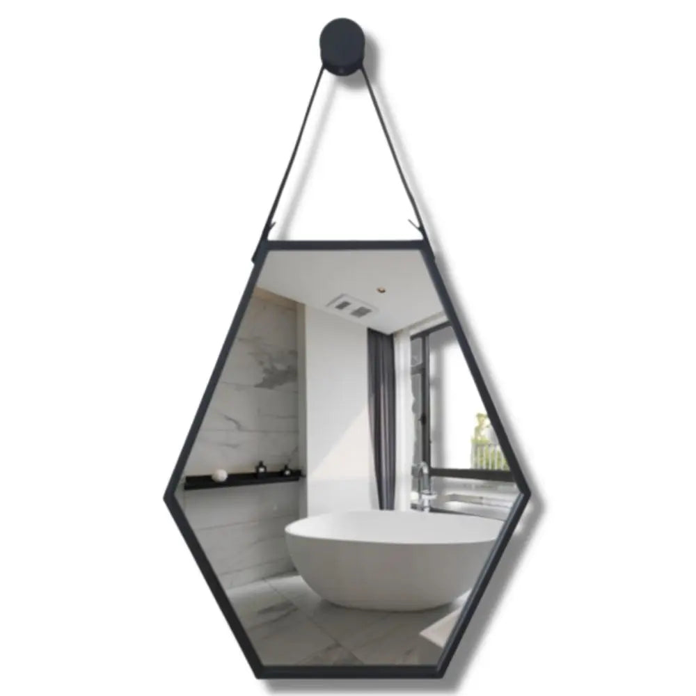 Miroir Industriel Hexagone Déco Indus