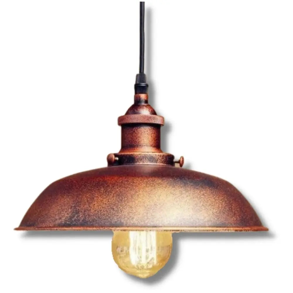 Suspension Industrielle Cuivrée Déco Indus